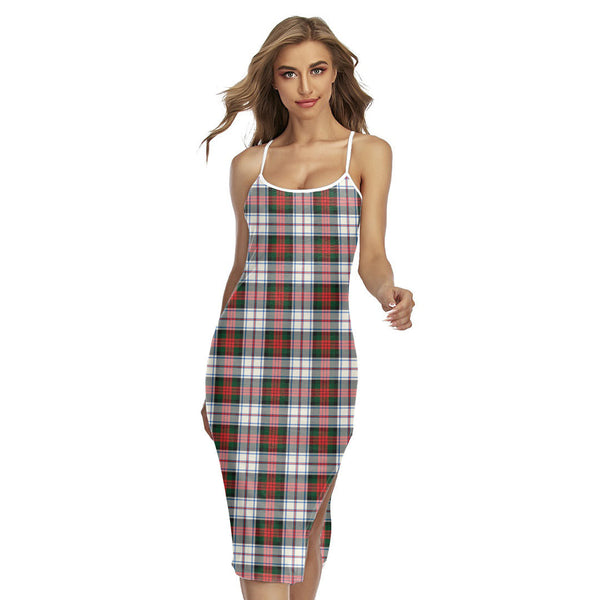 MacDuff Dress Modern Tartan Plaid Back Cross Cami Dress