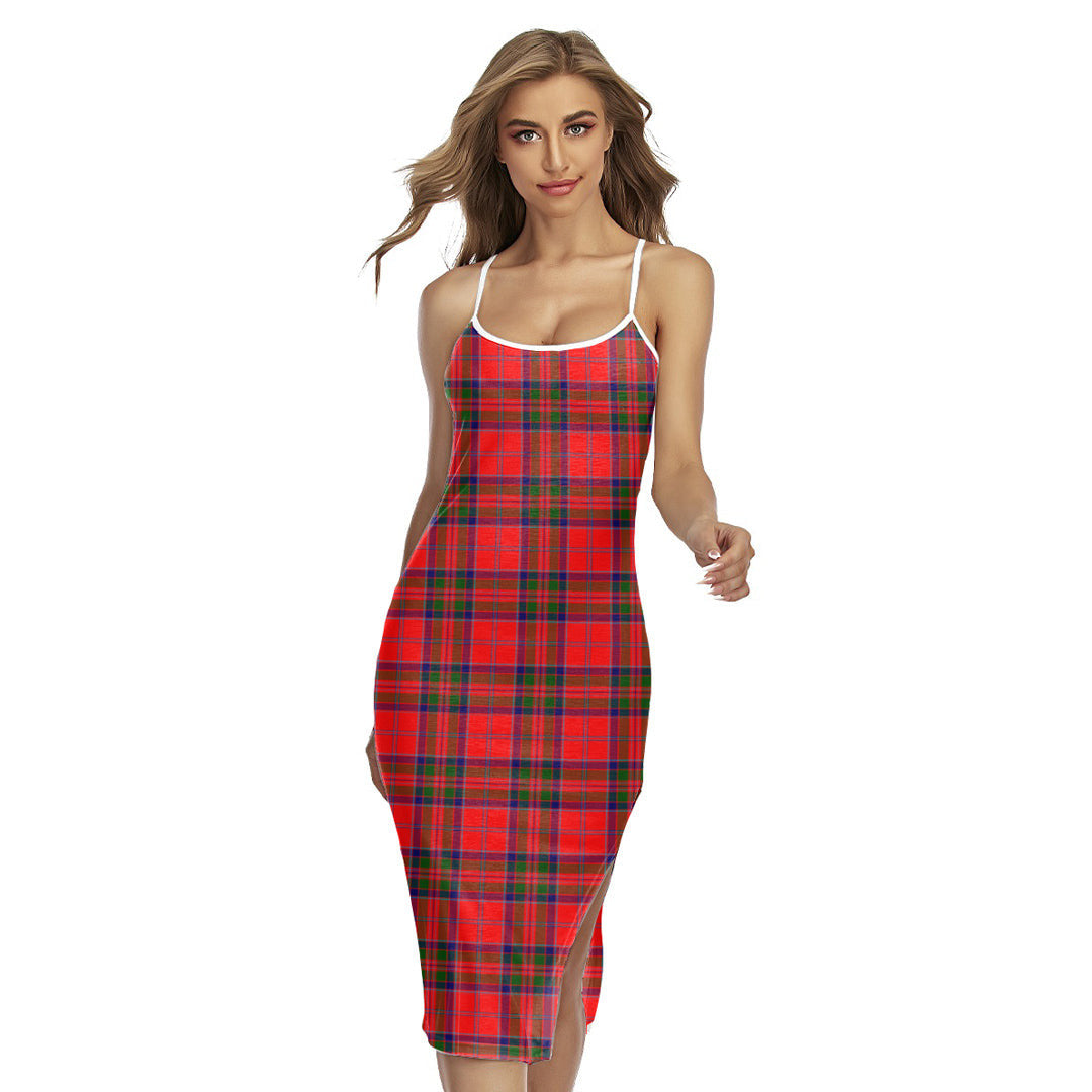 MacGillivray Modern Tartan Plaid Back Cross Cami Dress