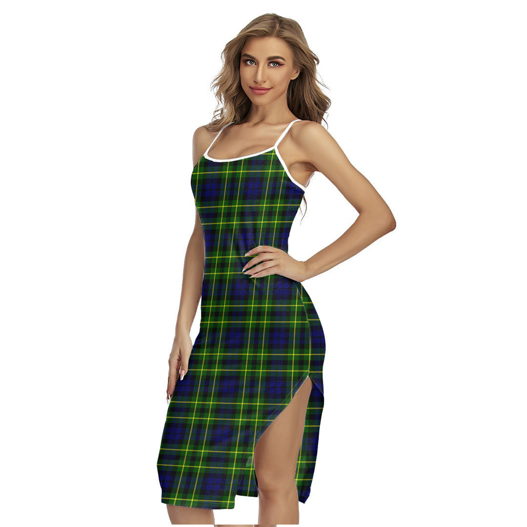 Campbell of Breadalbane Modern Tartan Plaid Back Cross Cami Dress