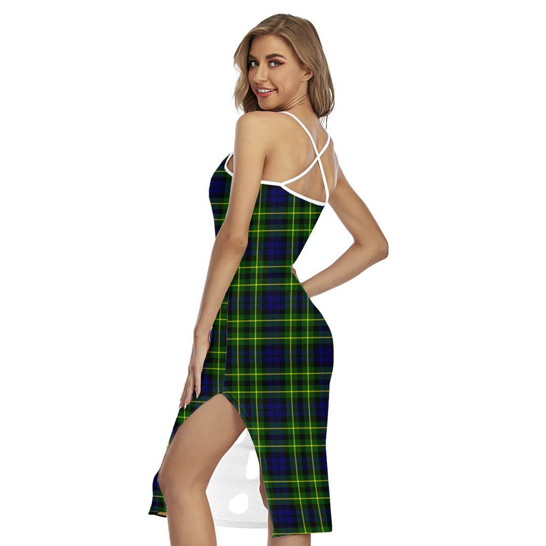 Campbell of Breadalbane Modern Tartan Plaid Back Cross Cami Dress