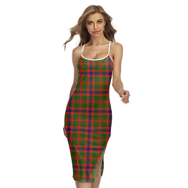 Nithsdale District Tartan Plaid Back Cross Cami Dress