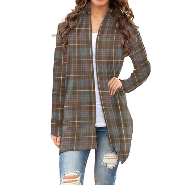 MacIntyre Hunting Weathered Tartan Plaid Cardigan With Long Sleeve