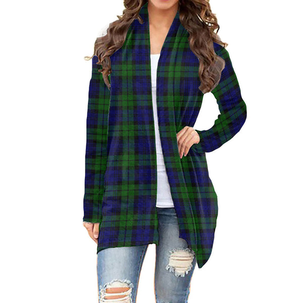 Campbell Modern Tartan Plaid Cardigan With Long Sleeve