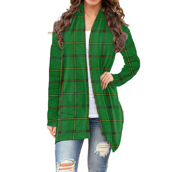 Don Tribe of Mar Tartan Plaid Cardigan With Long Sleeve