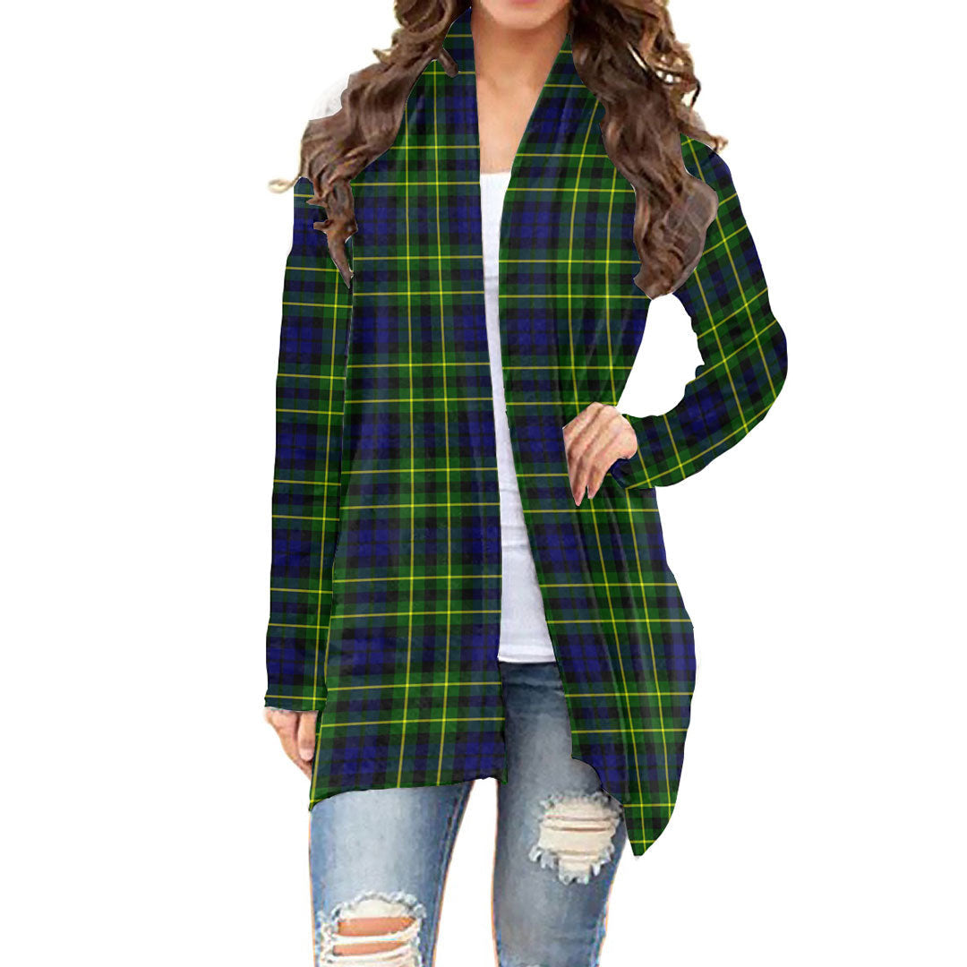 Campbell of Breadalbane Modern Tartan Plaid Cardigan With Long Sleeve