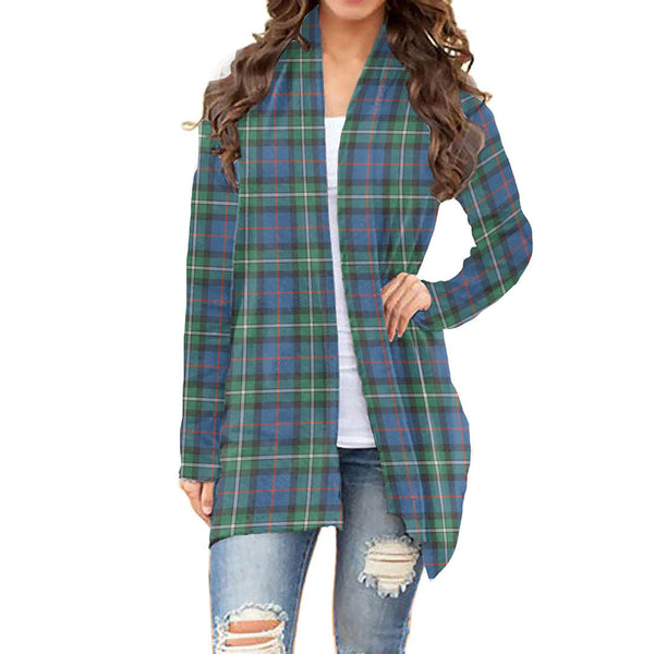 MacPhail Hunting Ancient Tartan Plaid Cardigan With Long Sleeve
