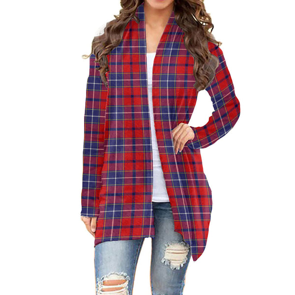 Wishart Dress Tartan Plaid Cardigan With Long Sleeve