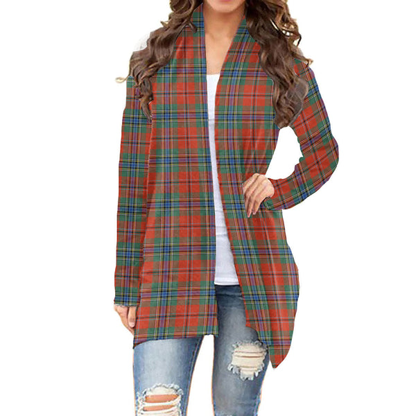 MacLean of Duart Ancient Tartan Plaid Cardigan With Long Sleeve