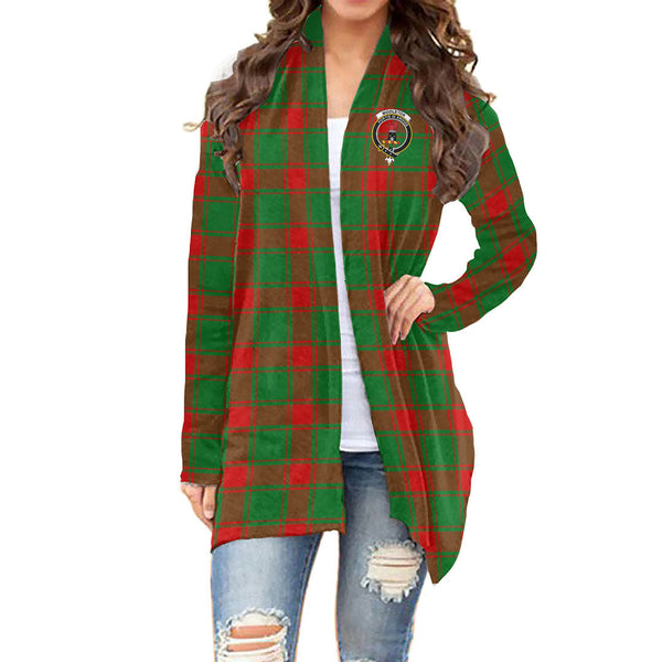 Middleton Modern Tartan Crest Cardigan With Long Sleeve