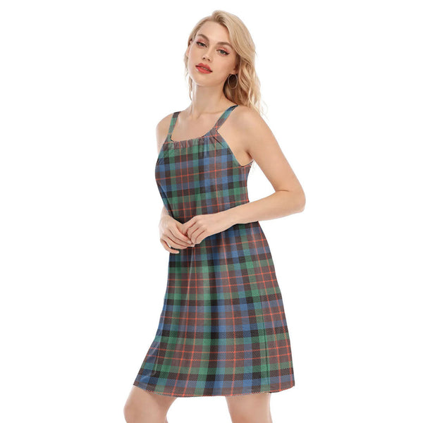 MacDuff Hunting Ancient Tartan Plaid O-neck Cami Dress