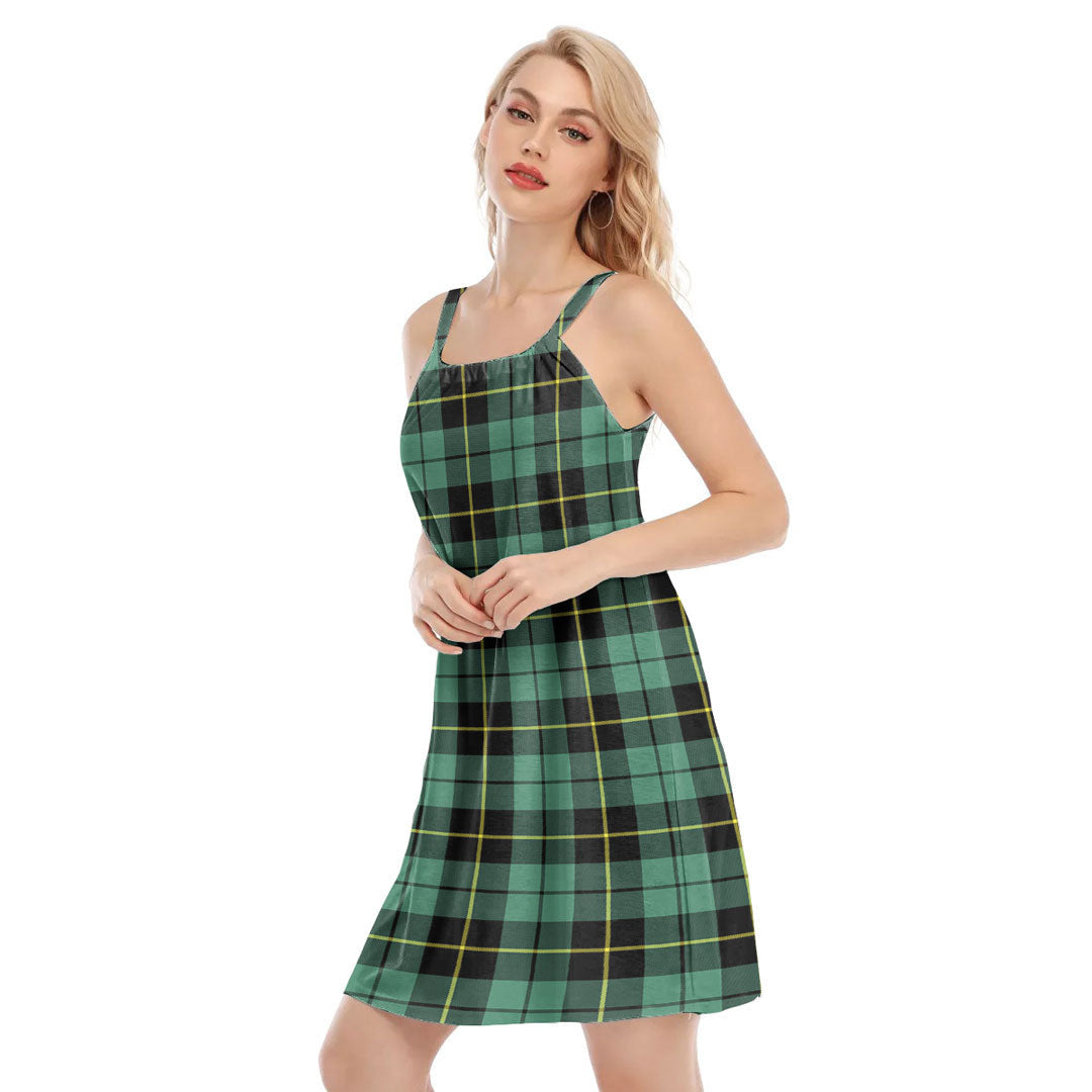 Wallace Hunting Ancient Tartan Plaid O-neck Cami Dress