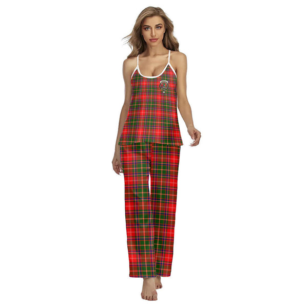 Somerville Modern Tartan Crest Cami Pajamas Sets