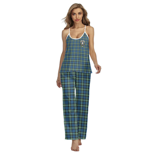 Lamont Ancient Tartan Crest Cami Pajamas Sets