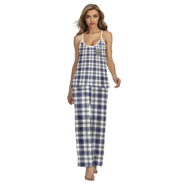 Hannay Modern Tartan Crest Cami Pajamas Sets