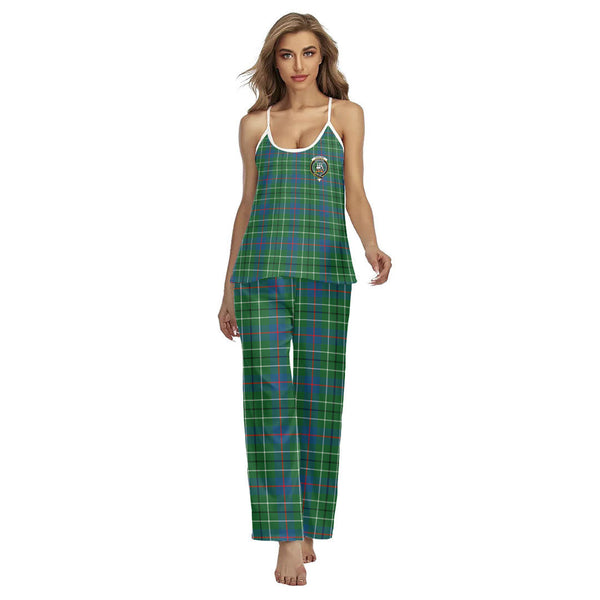 Duncan Ancient Tartan Crest Cami Pajamas Sets