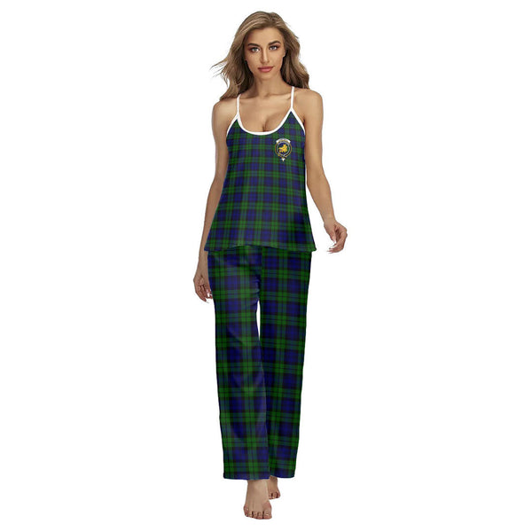 Campbell Modern Tartan Crest Cami Pajamas Sets