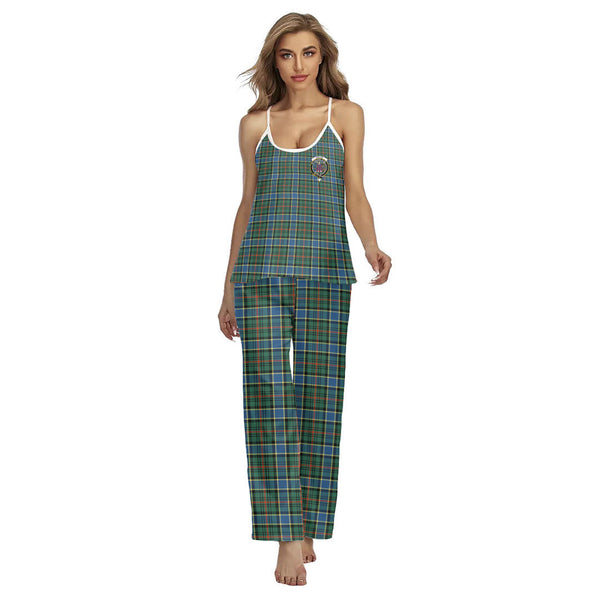 Ogilvie Hunting Ancient Tartan Crest Cami Pajamas Sets