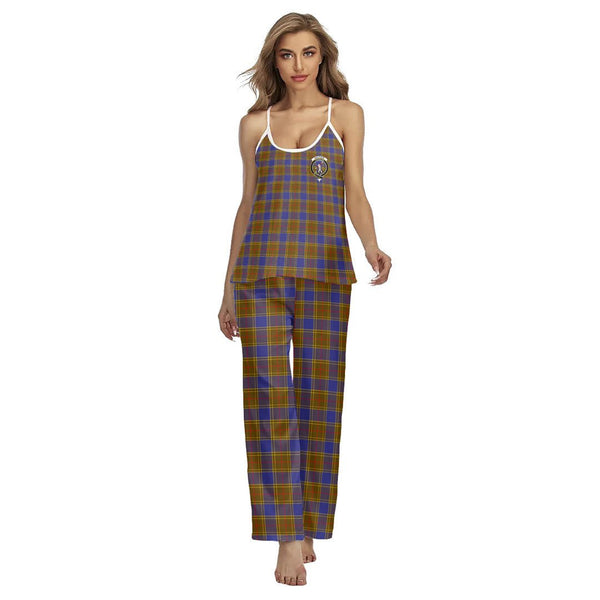 Balfour Modern Tartan Crest Cami Pajamas Sets