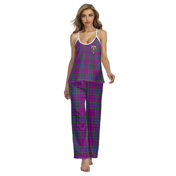 Wardlaw Modern Tartan Crest Cami Pajamas Sets