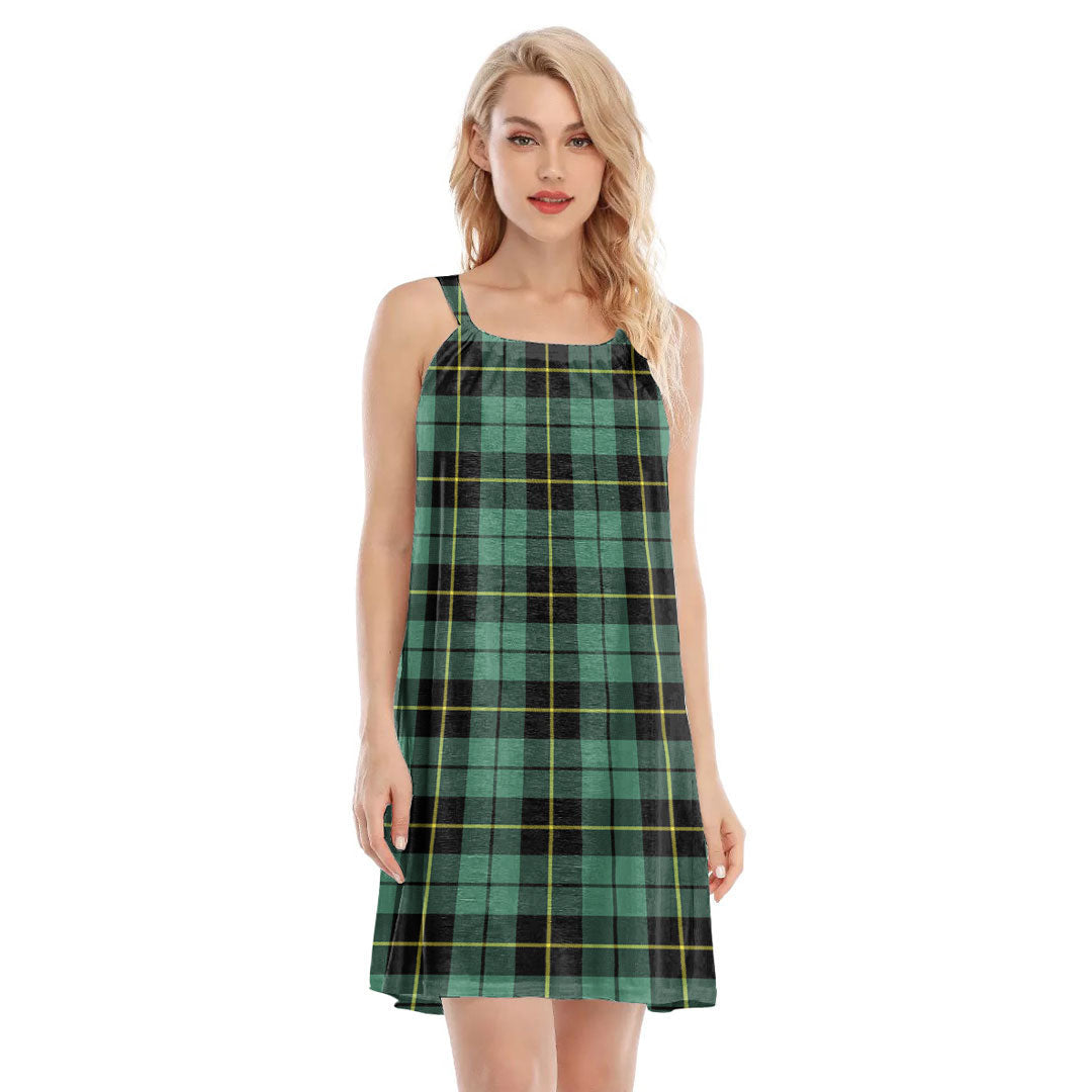 Wallace Hunting Ancient Tartan Plaid O-neck Cami Dress