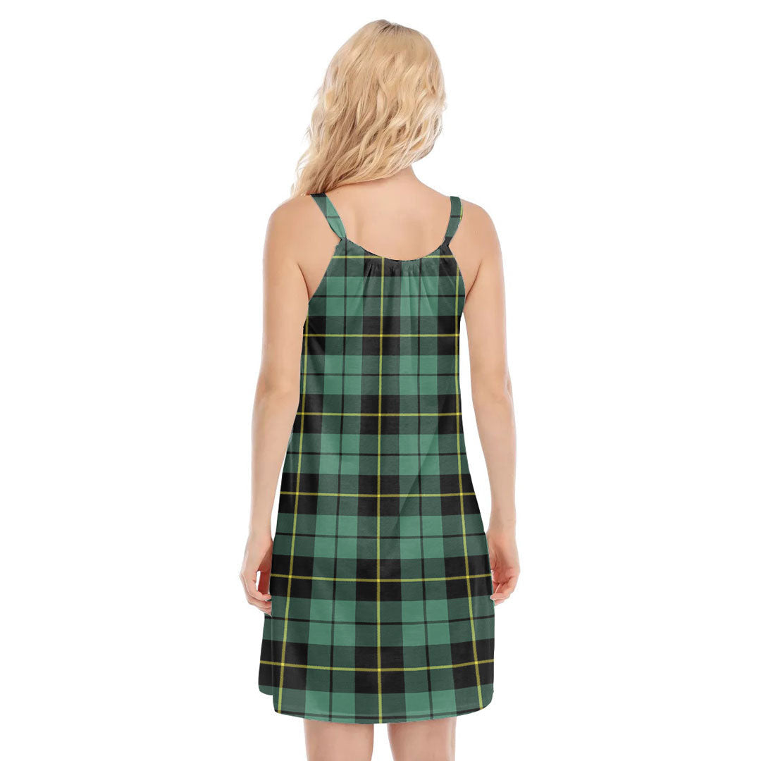 Wallace Hunting Ancient Tartan Plaid O-neck Cami Dress