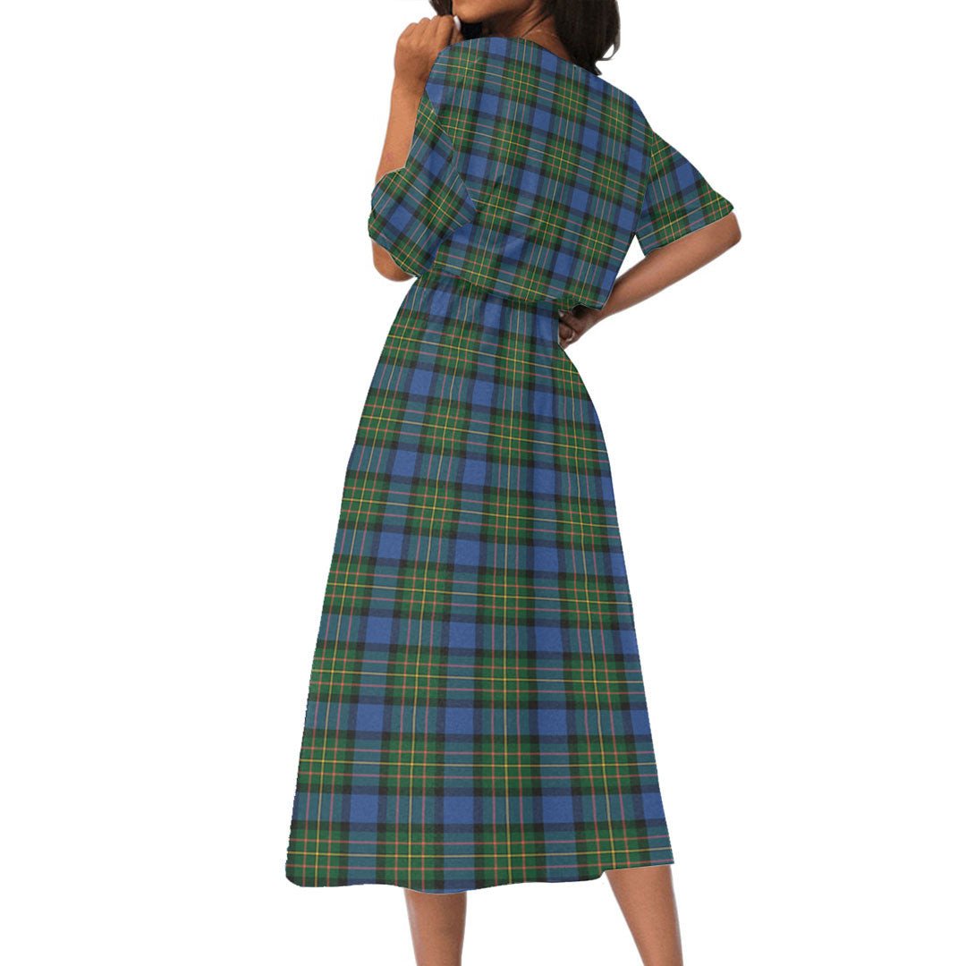 MacLaren Ancient Tartan Crest Women's Elastic Waist Dress