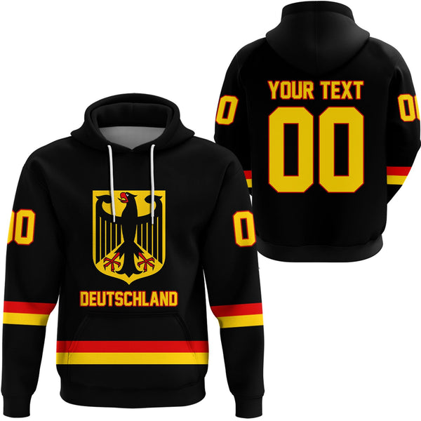 Custom Germany Hockey Jersey Style Hoodie