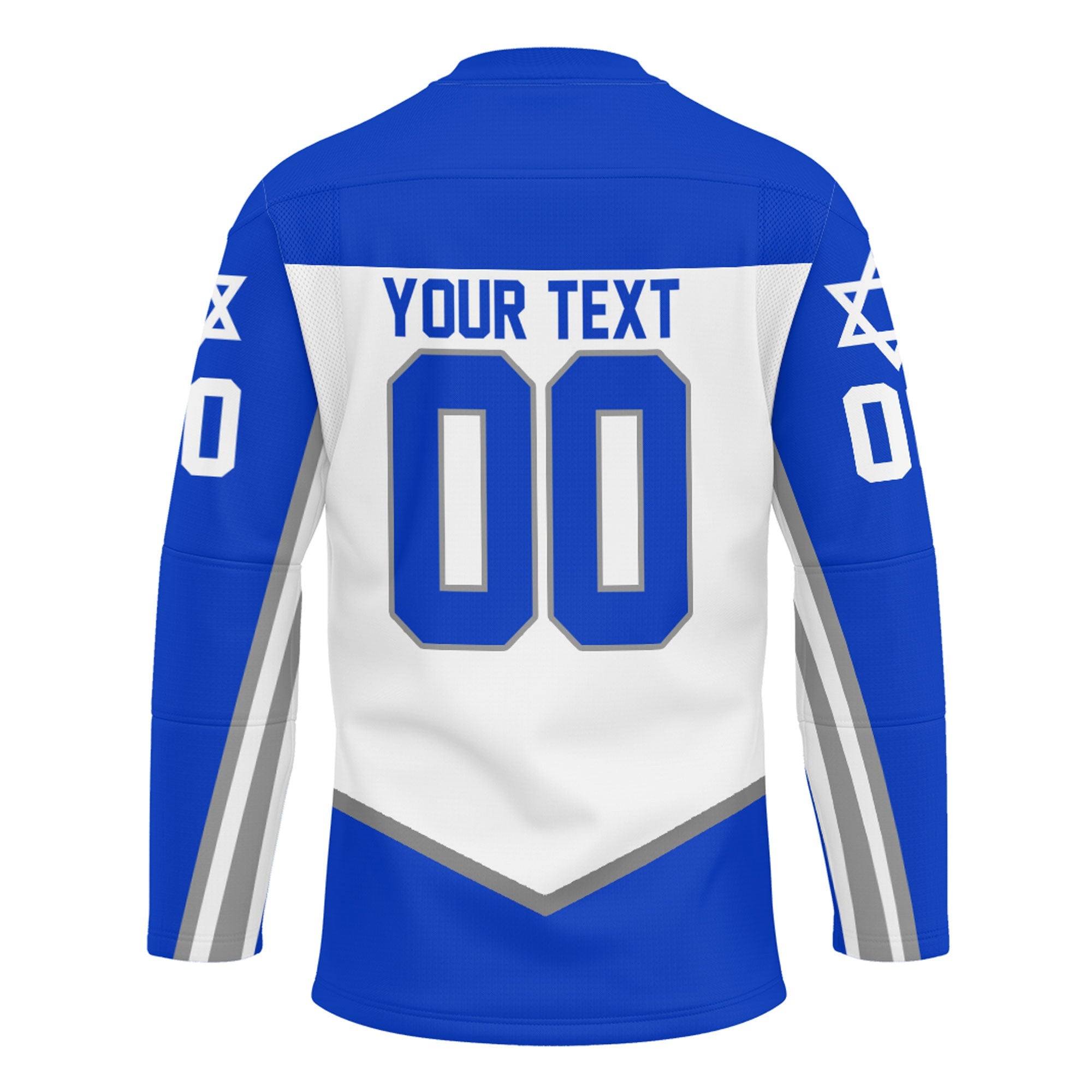 Custom Israel Team Hockey Jersey Style Hockey Jersey