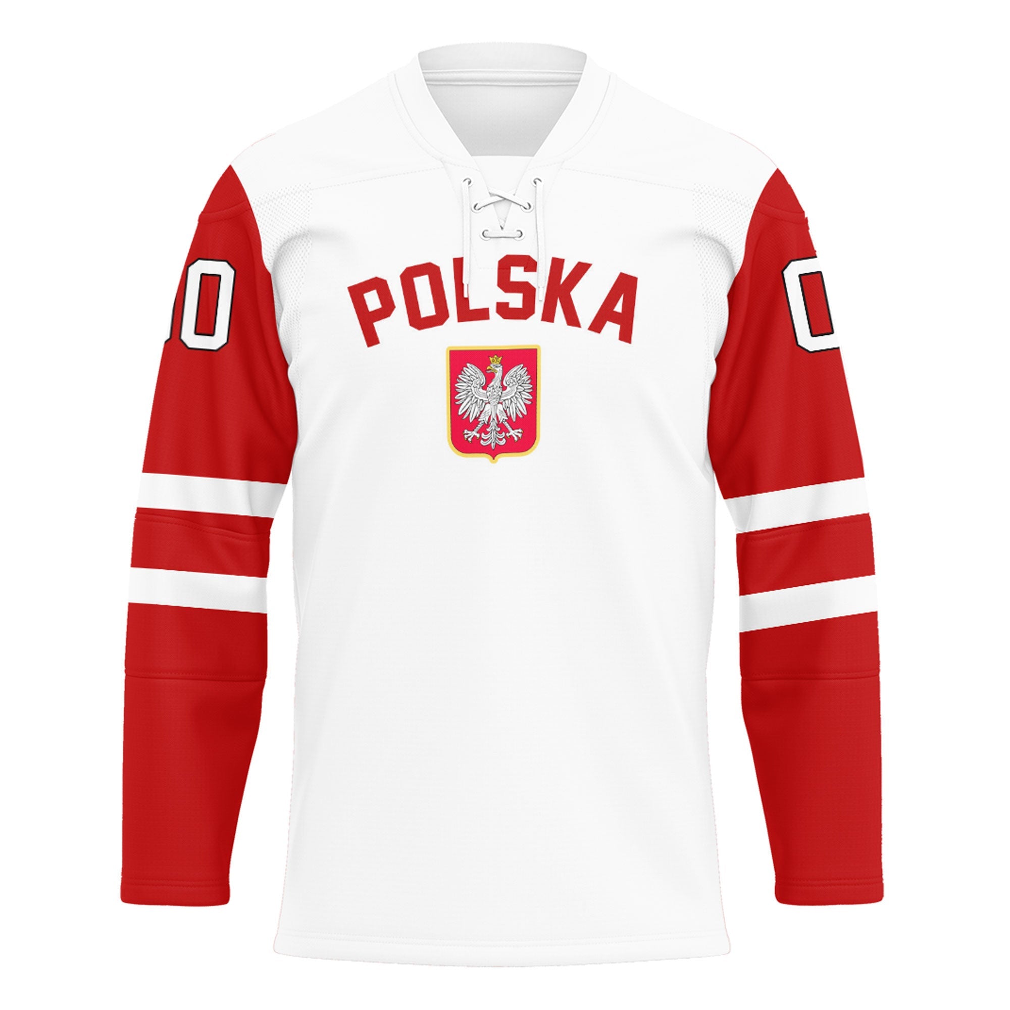 Custom Poland Classic Hockey Jersey Style Hockey Jersey