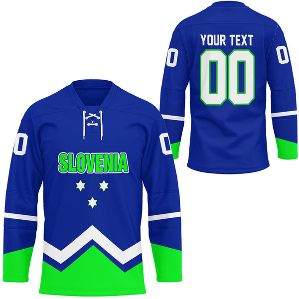 Custom Slovenia Hockey Jersey Style Hockey Jersey