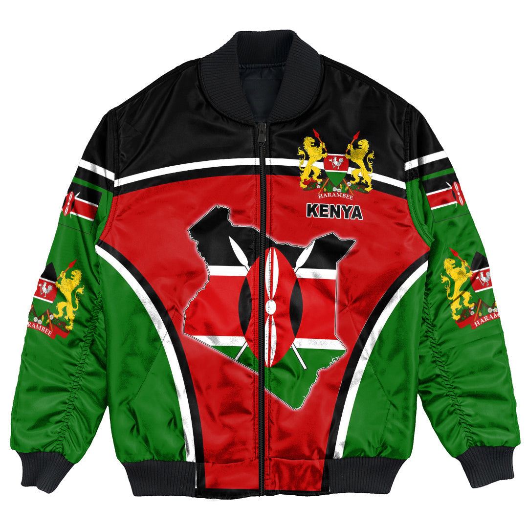 Kenya Active Flag Bomber Jacket