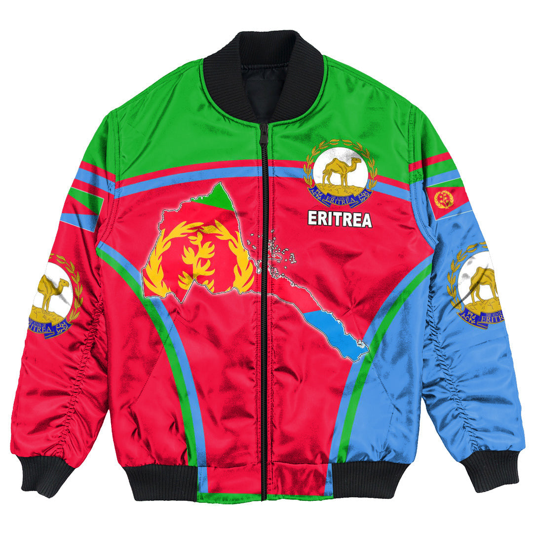 Eritrea Active Flag Bomber Jacket