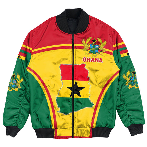 Ghana Active Flag Bomber Jacket