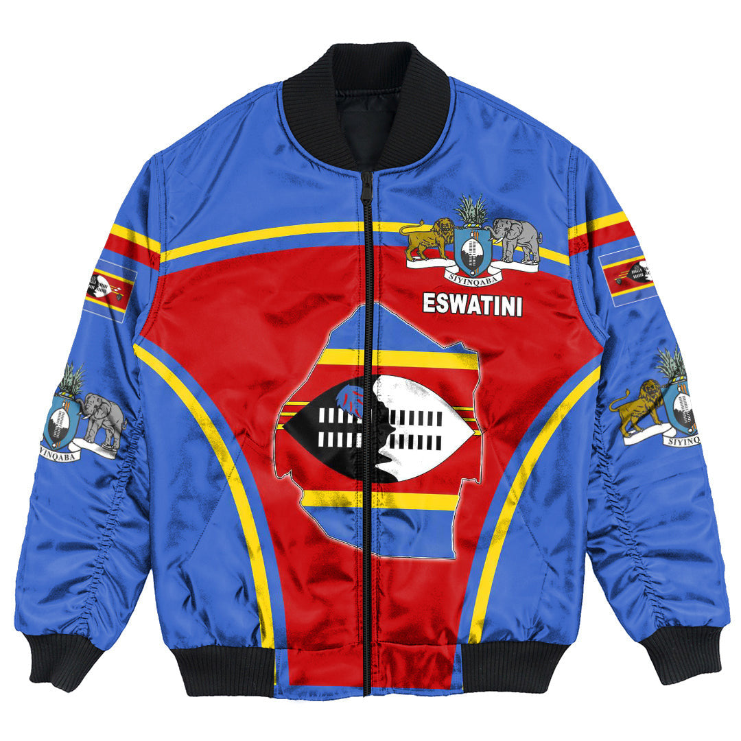 Eswatini Active Flag Bomber Jacket