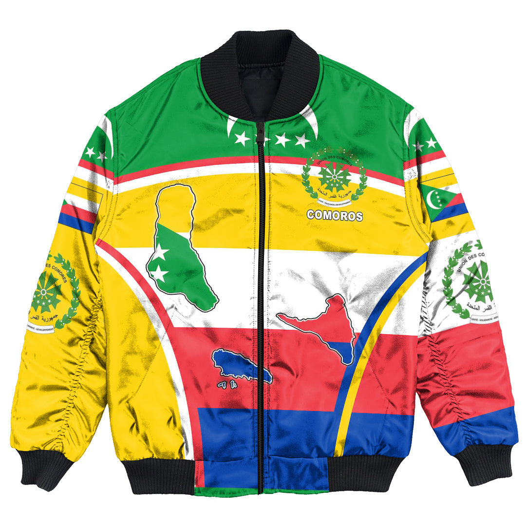 Comoros Active Flag Bomber Jacket