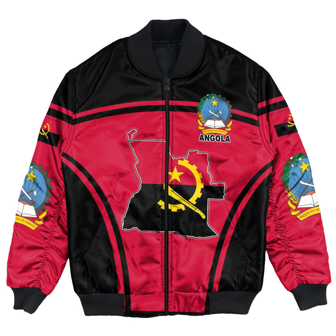 Angola Active Flag Bomber Jacket