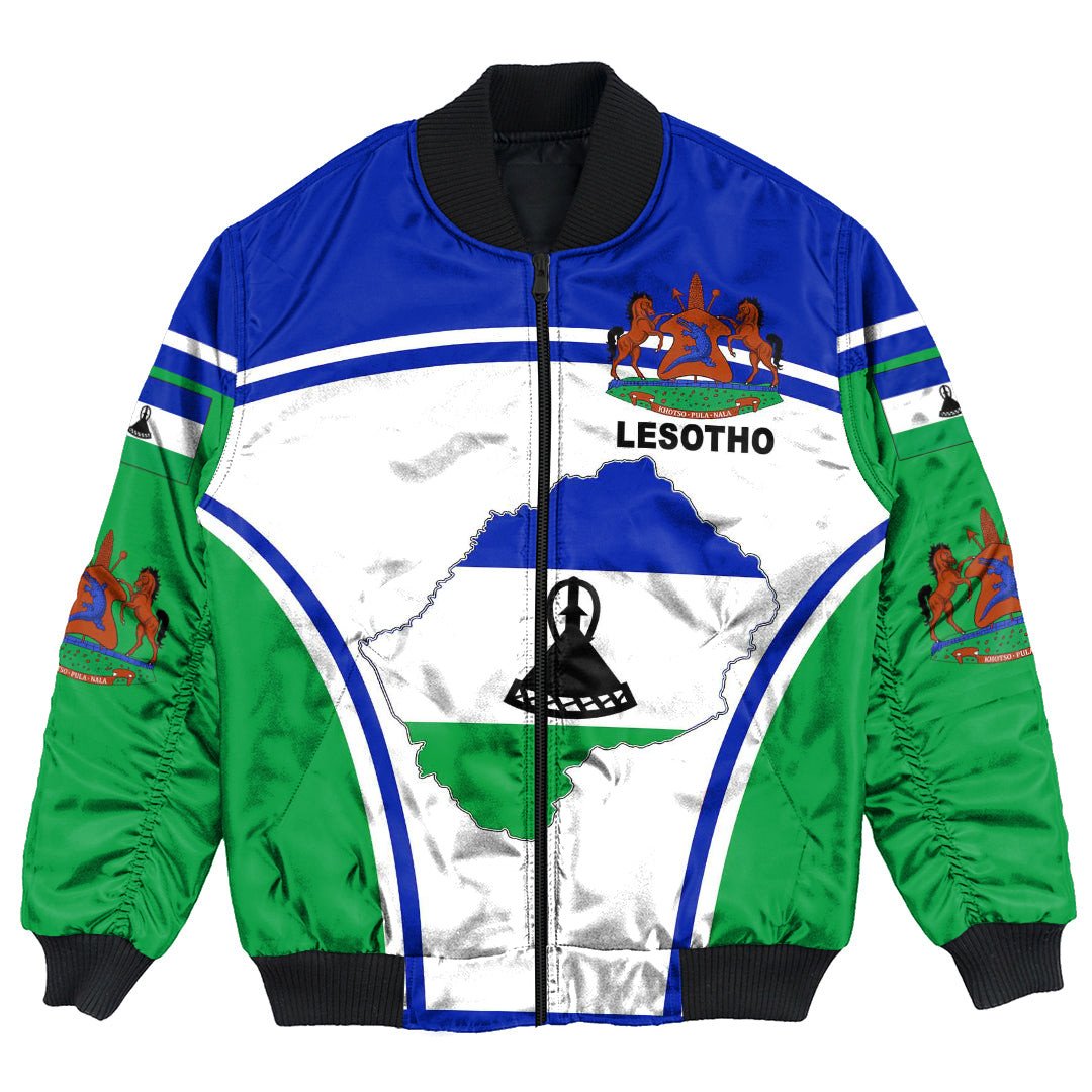 Lesotho Active Flag Bomber Jacket