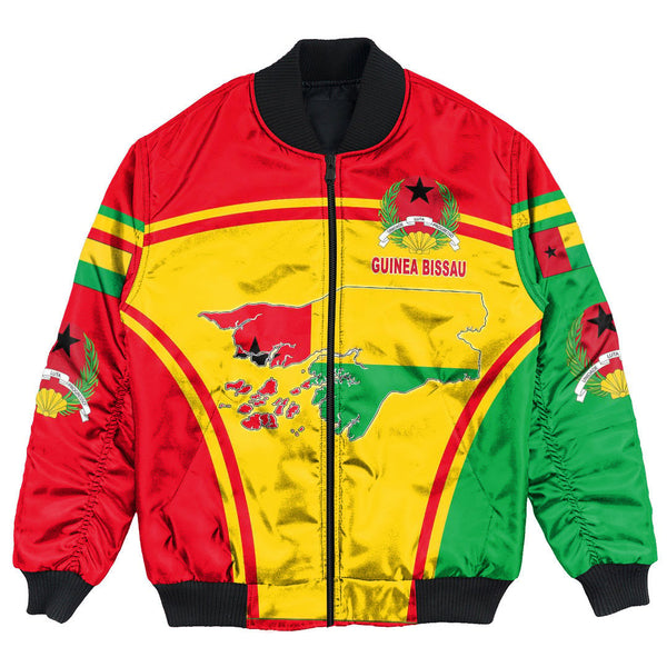 Guinea Bissau Active Flag Bomber Jacket