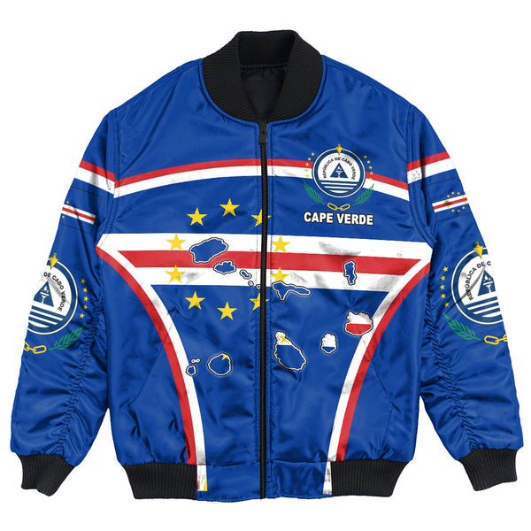 Cape Verde Active Flag Bomber Jacket