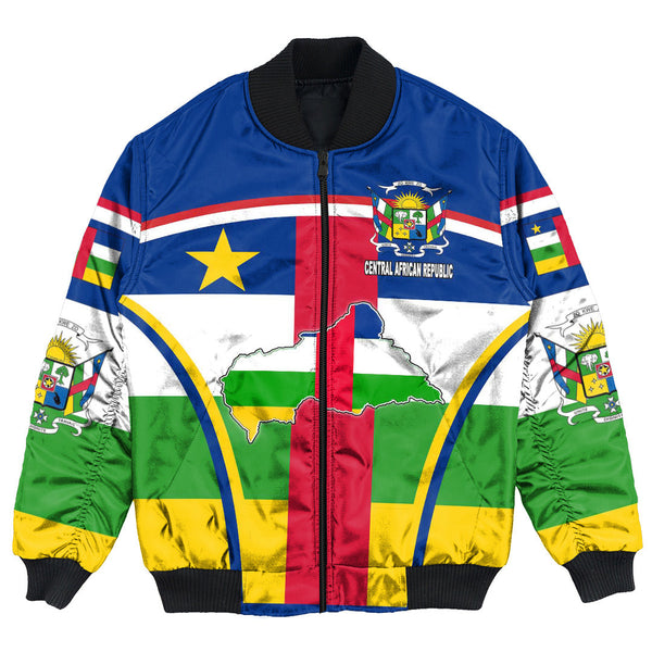 Central African Republic Active Flag Bomber Jacket