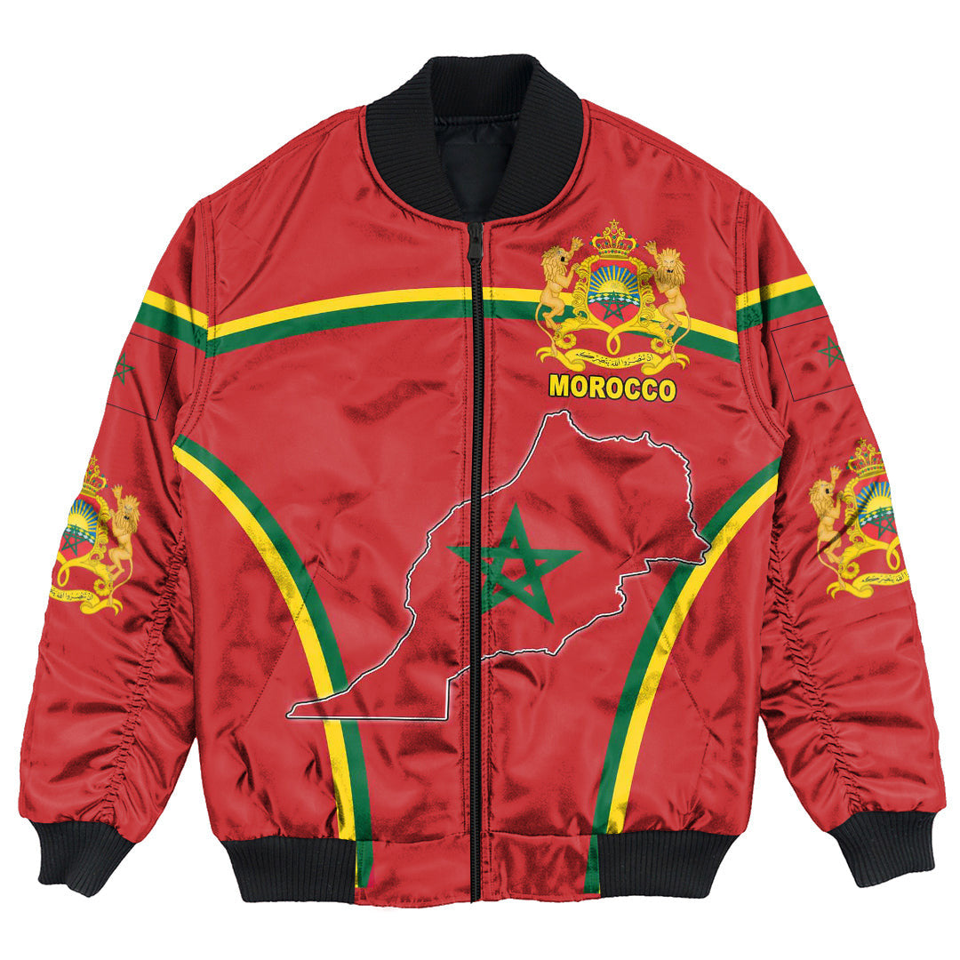 Morocco Active Flag Bomber Jacket