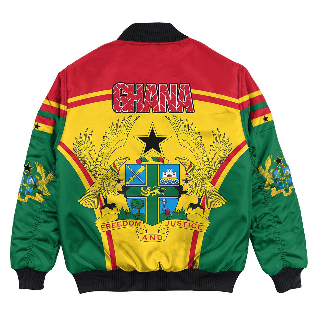 Ghana Active Flag Bomber Jacket