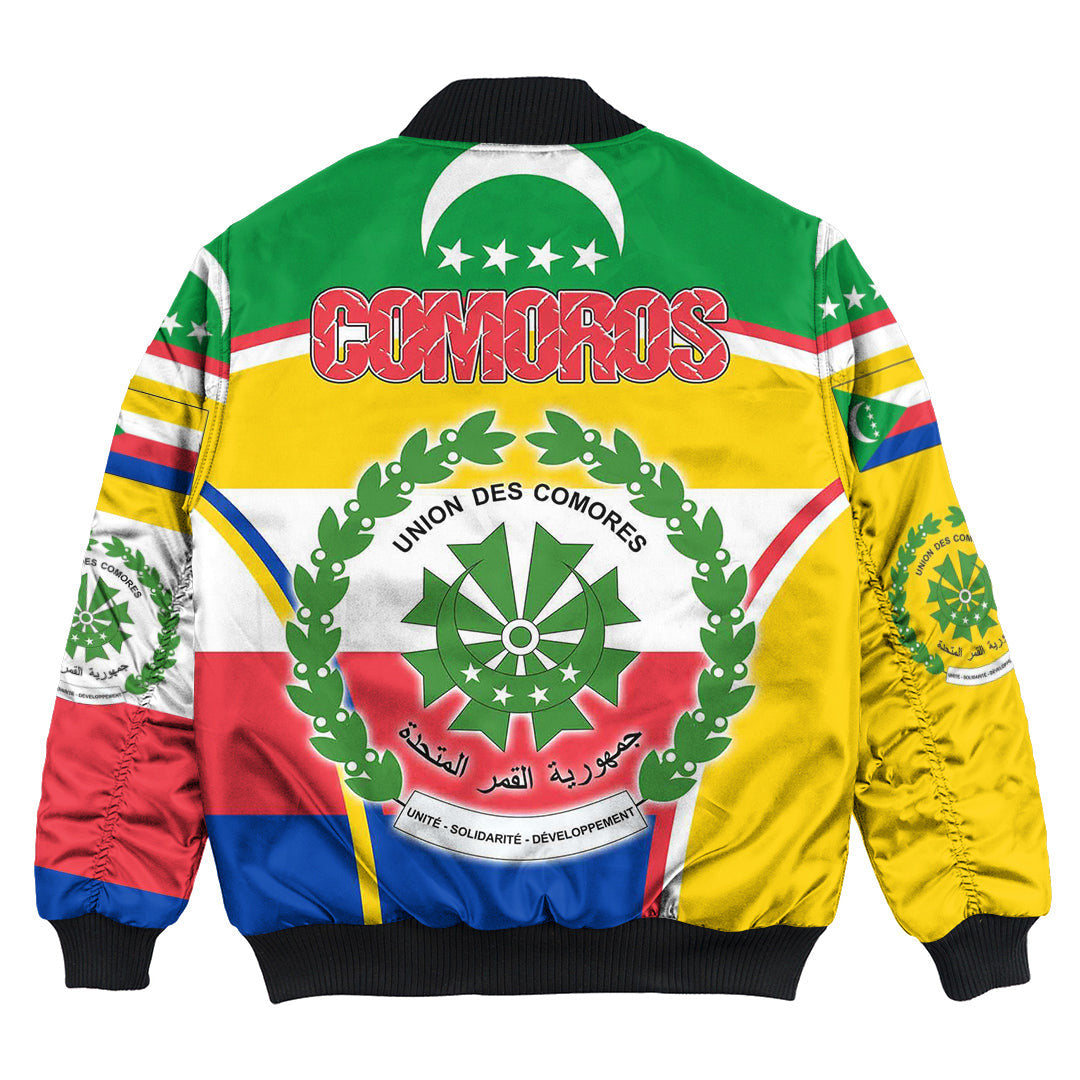 Comoros Active Flag Bomber Jacket