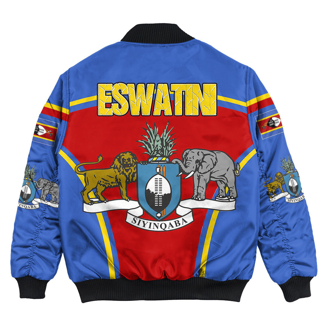 Eswatini Active Flag Bomber Jacket