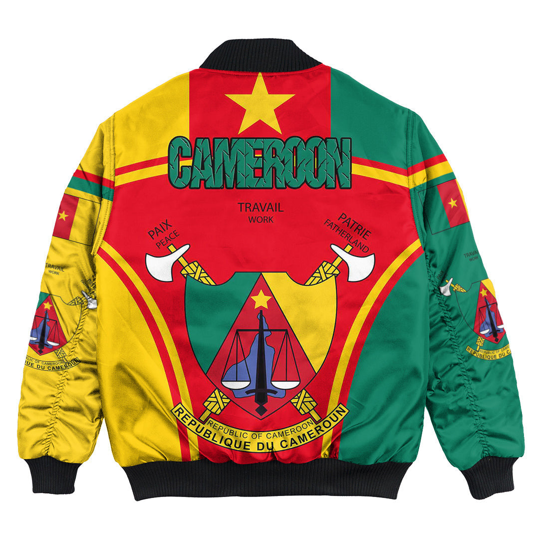 Cameroon Active Flag Bomber Jacket