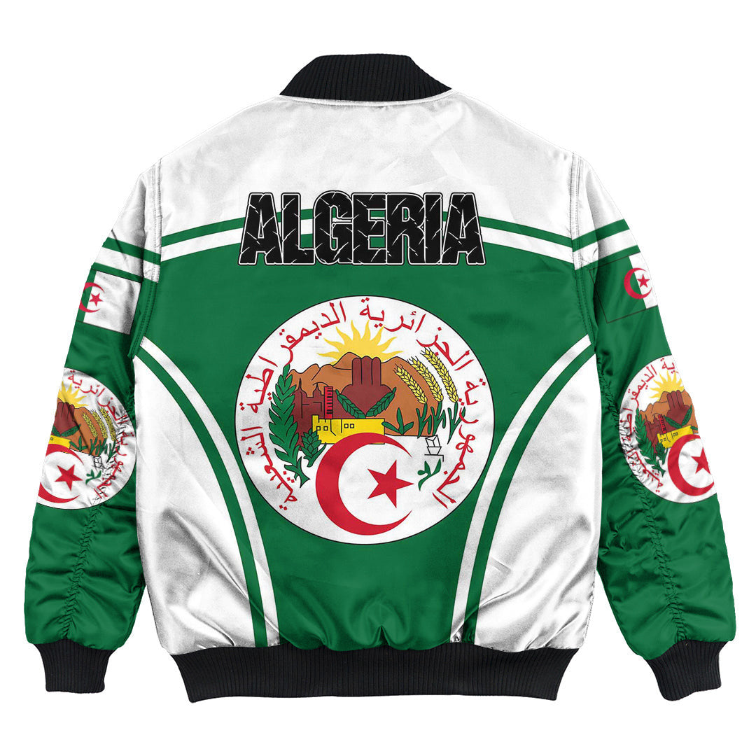 Algeria Active Flag Bomber Jacket