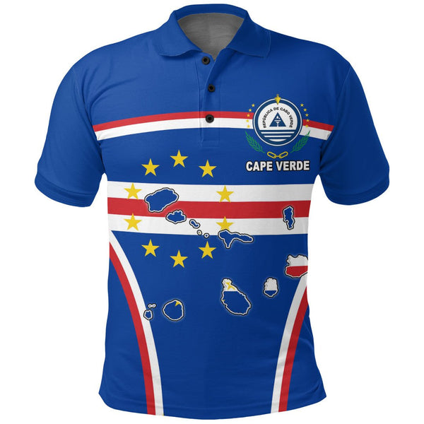 Cape Verde Active Flag Polo Shirt