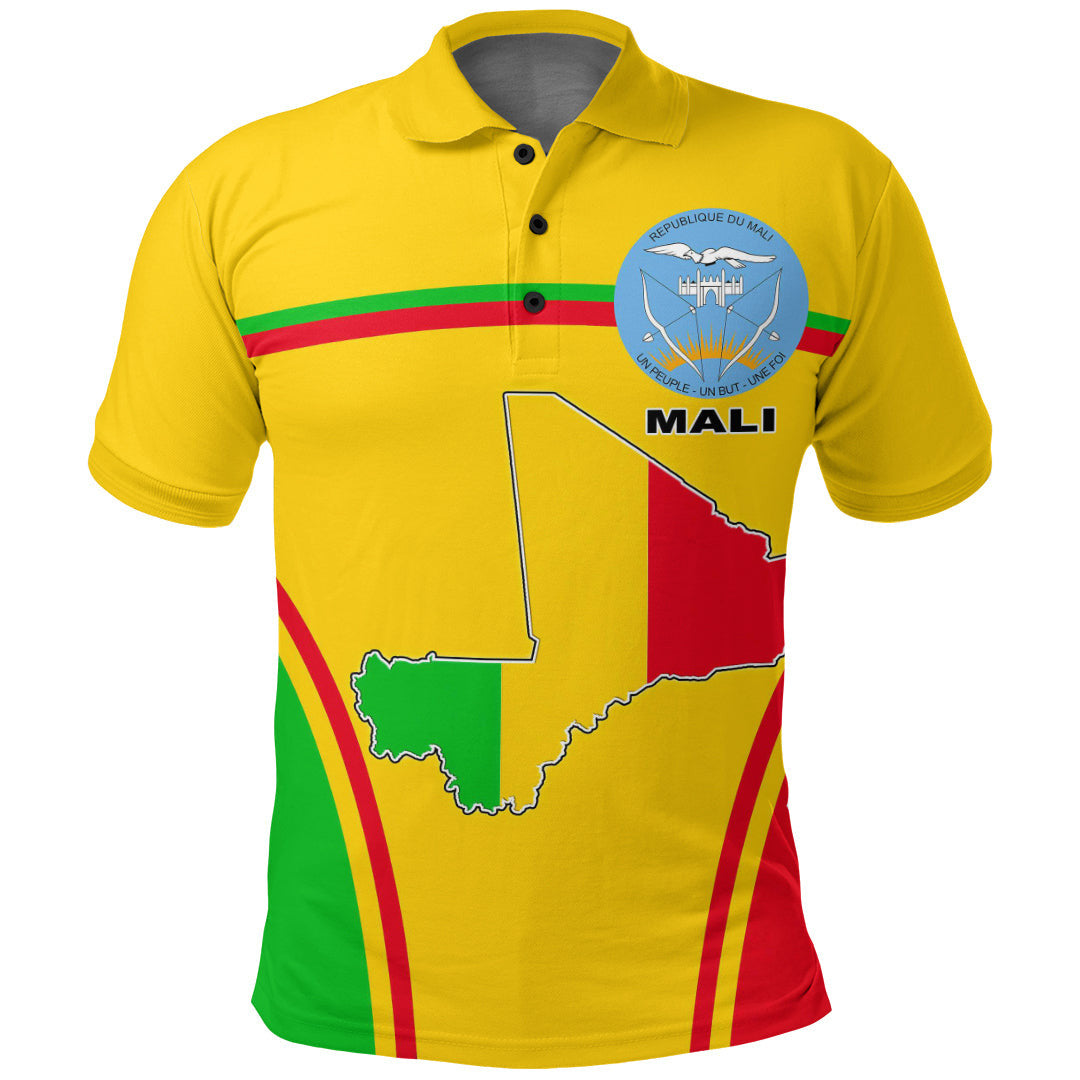 Mali Active Flag Polo Shirt