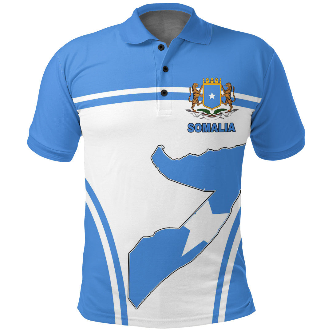 Somalia Active Flag Polo Shirt