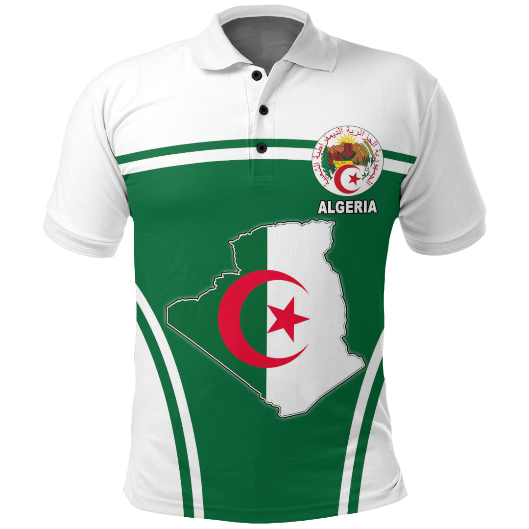 Algeria Active Flag Polo Shirt